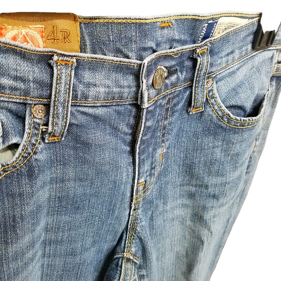 GAP Womens Size 4R Blue Solid Bootcut Jeans - Picture 4 of 9